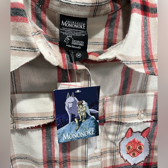 Studio Ghibli Princess Mononoke San Flannel - Picture 5 of 12